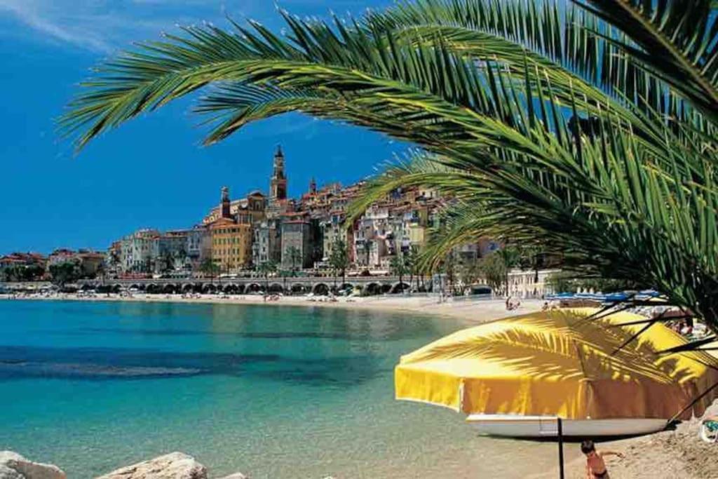 Monaco # Menton - 4 Persons - Hypercenter - Private Parking - Full Renovated - Clim - Fast Wifi - Beach And Sun Екстер'єр фото