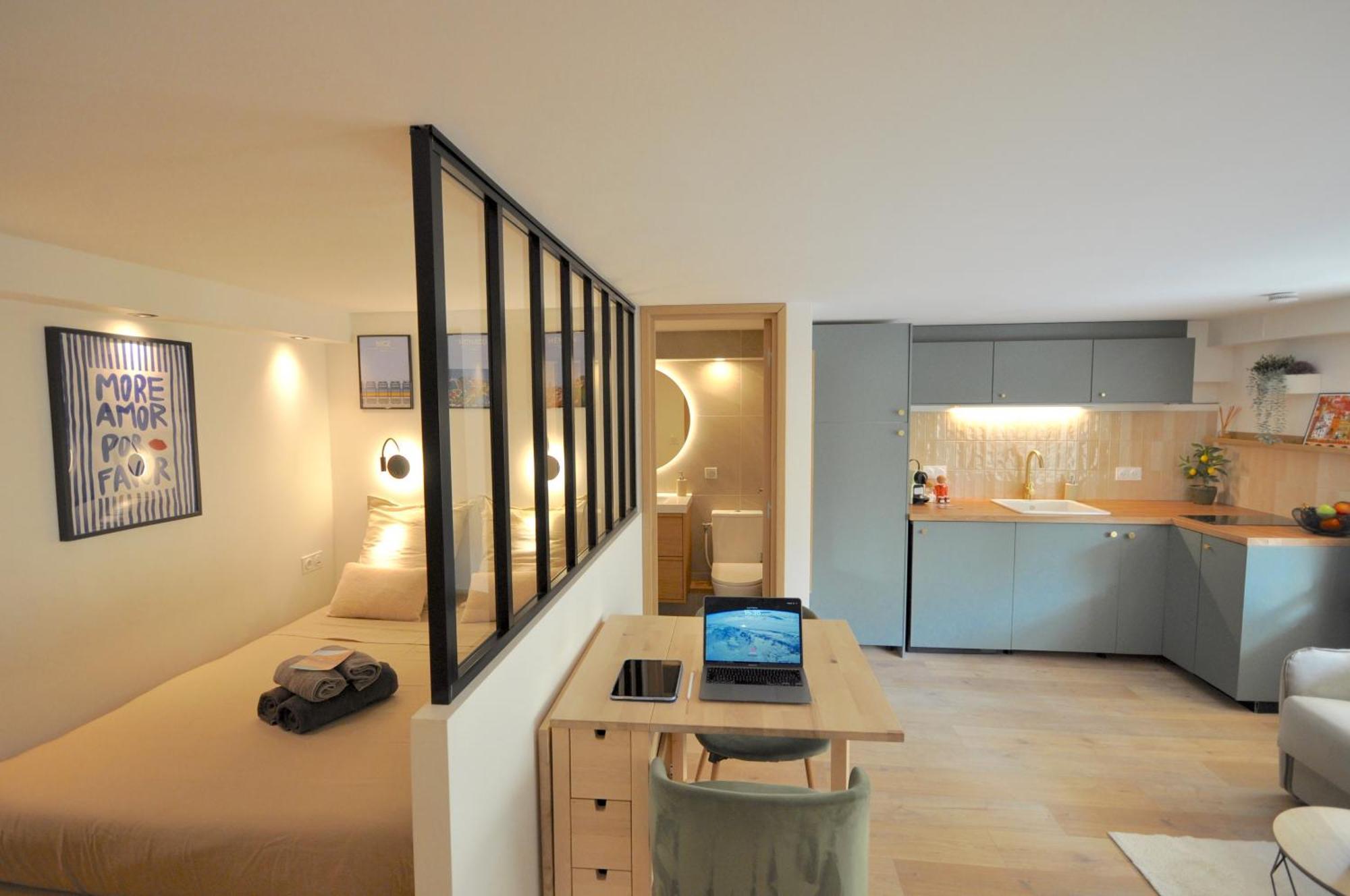 Monaco # Menton - 4 Persons - Hypercenter - Private Parking - Full Renovated - Clim - Fast Wifi - Beach And Sun Екстер'єр фото
